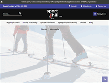 Tablet Screenshot of chili-sport.pl